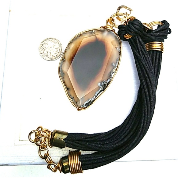 Natural Phantom Quartz Crysta Pendantl Necklace - Picture 3 of 8